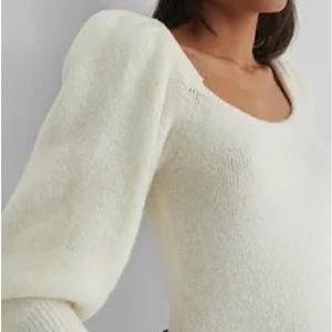 Mango puff sleeve sweater